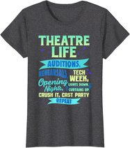 Theatre Nerd Actor Gift Shirt Funny Musical Theater Thespian T-Shirt