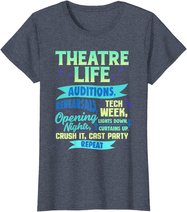 Theatre Nerd Actor Gift Shirt Funny Musical Theater Thespian T-Shirt