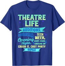 Theatre Nerd Actor Gift Shirt Funny Musical Theater Thespian T-Shirt