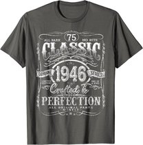 Vintage 1946 Limited Edition Gift 75 years old 75th Birthday T-Shirt