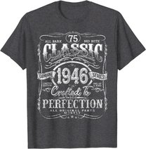 Vintage 1946 Limited Edition Gift 75 years old 75th Birthday T-Shirt