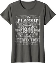 Vintage 1946 Limited Edition Gift 75 years old 75th Birthday T-Shirt