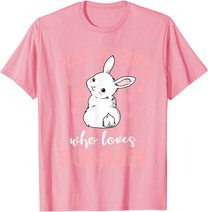 Just A Girl Who Loves Bunnies Rabbit Gift Idea for Women T-Shirt