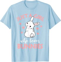 Just A Girl Who Loves Bunnies Rabbit Gift Idea for Women T-Shirt