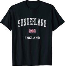 Sunderland England Vintage Athletic Sports Design T-Shirt