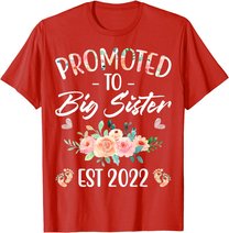 Promoted to Big Sister I am Going to be a Big Sister 2022 T-Shirt