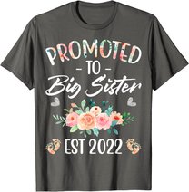 Promoted to Big Sister I am Going to be a Big Sister 2022 T-Shirt