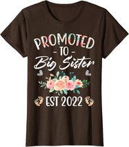 Promoted to Big Sister I am Going to be a Big Sister 2022 T-Shirt