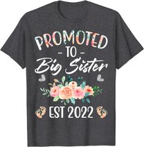 Promoted to Big Sister I am Going to be a Big Sister 2022 T-Shirt