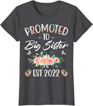 Promoted to Big Sister I am Going to be a Big Sister 2022 T-Shirt