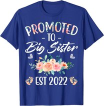 Promoted to Big Sister I am Going to be a Big Sister 2022 T-Shirt