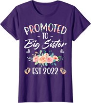Promoted to Big Sister I am Going to be a Big Sister 2022 T-Shirt