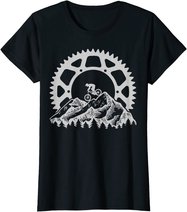 Mountain Biking Gear Retro Vintage MTB Bicycle Bike Rider T-Shirt