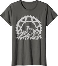 Mountain Biking Gear Retro Vintage MTB Bicycle Bike Rider T-Shirt