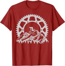 Mountain Biking Gear Retro Vintage MTB Bicycle Bike Rider T-Shirt