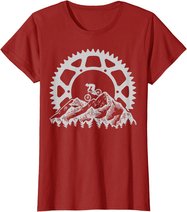 Mountain Biking Gear Retro Vintage MTB Bicycle Bike Rider T-Shirt