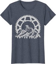Mountain Biking Gear Retro Vintage MTB Bicycle Bike Rider T-Shirt