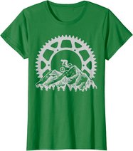 Mountain Biking Gear Retro Vintage MTB Bicycle Bike Rider T-Shirt