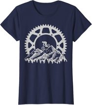 Mountain Biking Gear Retro Vintage MTB Bicycle Bike Rider T-Shirt