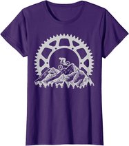 Mountain Biking Gear Retro Vintage MTB Bicycle Bike Rider T-Shirt
