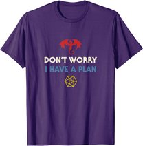 Funny RPG Dungeons Board Game D20 Dice Fumble Retro Dragon T-Shirt