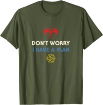 Funny RPG Dungeons Board Game D20 Dice Fumble Retro Dragon T-Shirt