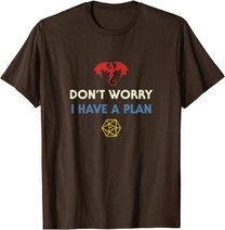 Funny RPG Dungeons Board Game D20 Dice Fumble Retro Dragon T-Shirt