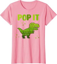 Pop It for toddler kids child - Pop It Dinosaur T-Rex T-Shirt