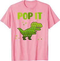 Pop It for toddler kids child - Pop It Dinosaur T-Rex T-Shirt