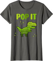 Pop It for toddler kids child - Pop It Dinosaur T-Rex T-Shirt
