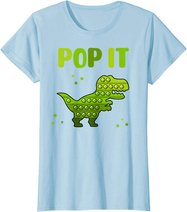 Pop It for toddler kids child - Pop It Dinosaur T-Rex T-Shirt