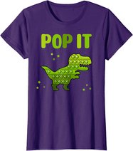 Pop It for toddler kids child - Pop It Dinosaur T-Rex T-Shirt