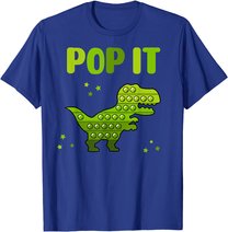 Pop It for toddler kids child - Pop It Dinosaur T-Rex T-Shirt