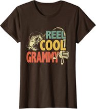 Retro Vintage Reel Cool Grammy Grandma For Mother's Day T-Shirt