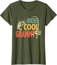 Retro Vintage Reel Cool Grammy Grandma For Mother's Day T-Shirt