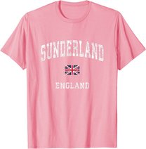 Sunderland England Vintage Athletic Sports Design T-Shirt