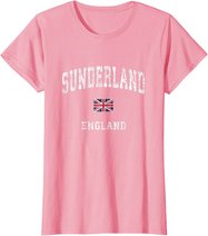 Sunderland England Vintage Athletic Sports Design T-Shirt