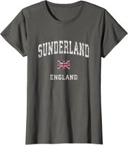 Sunderland England Vintage Athletic Sports Design T-Shirt