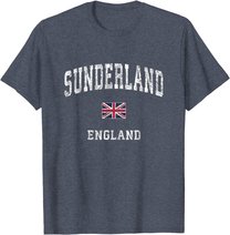 Sunderland England Vintage Athletic Sports Design T-Shirt