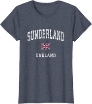 Sunderland England Vintage Athletic Sports Design T-Shirt