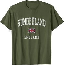 Sunderland England Vintage Athletic Sports Design T-Shirt