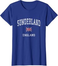 Sunderland England Vintage Athletic Sports Design T-Shirt