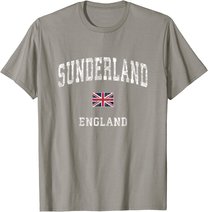 Sunderland England Vintage Athletic Sports Design T-Shirt