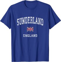 Sunderland England Vintage Athletic Sports Design T-Shirt