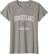 Sunderland England Vintage Athletic Sports Design T-Shirt