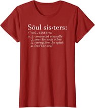 Soul Sisters Definition Sisters Cute Couple T-Shirt