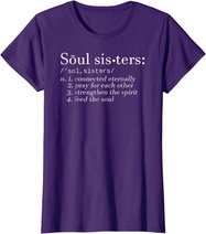 Soul Sisters Definition Sisters Cute Couple T-Shirt