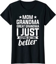 Womens Mom Grandma Great Grandma Mother T-Shirt
