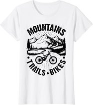 Mountain Biking Cycling Vintage Bicycle Bike Rider Cyclist T-Shirt