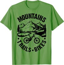 Mountain Biking Cycling Vintage Bicycle Bike Rider Cyclist T-Shirt